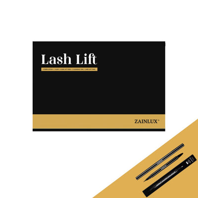 Kit de laminare gene Zainlux + Cadou Eyeliner negru & corector cu doua capete Zainlux - Zainlux